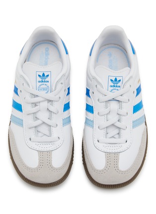 Figure View - Click To Enlarge - ADIDAS - x Disney Pixar Samba Leather Low Top Kids' Sneakers