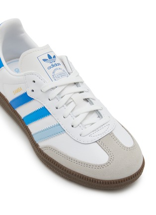 Detail View - Click To Enlarge - ADIDAS - Samba Low Top Leather Toddler's Sneakers
