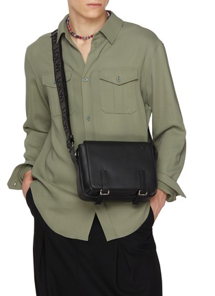 Figure View - Click To Enlarge - LOEWE - XS Leather Messenger Bag