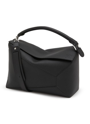 Main View - Click To Enlarge - LOEWE - Large Puzzle Edge Leather Bag