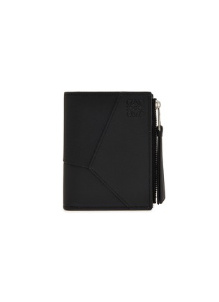 Main View - Click To Enlarge - LOEWE - Puzzle Edge Coin Leather Card Holder