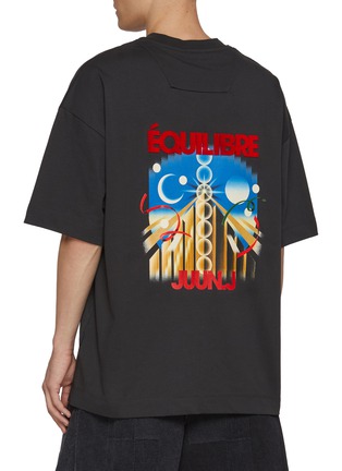 Back View - Click To Enlarge - JUUN.J - X Dohee Kwon Moon Print Cotton T-Shirt