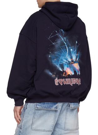 トップス 0 STOCK TOKYO / JEWEL COTTON SWEAT ZIP 2-Tone-Rhinestone-Cross-Zip-