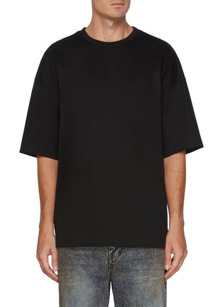 Dries Van Noten Heer プリントTシャツ ブラック コットン100% Dries Van Noten HEER T-SHIRT, Black - Beamhill