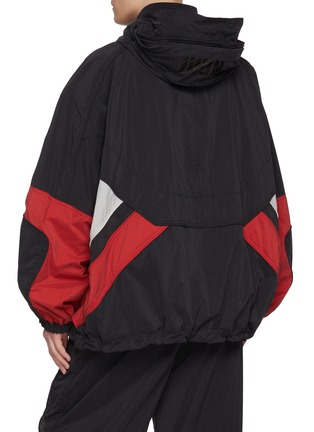 Back View - Click To Enlarge - JUUN.J - Layered Panel Hooded Windbreaker Jacket