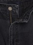  - JUUN.J - Dark Washed Chequered Jacquard Denim Shorts