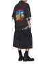 Figure View - Click To Enlarge - JUUN.J - Dark Washed Chequered Jacquard Denim Shorts
