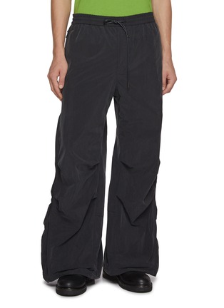 Main View - Click To Enlarge - JUUN.J - Side Zip Wide Leg Drawstring Pants