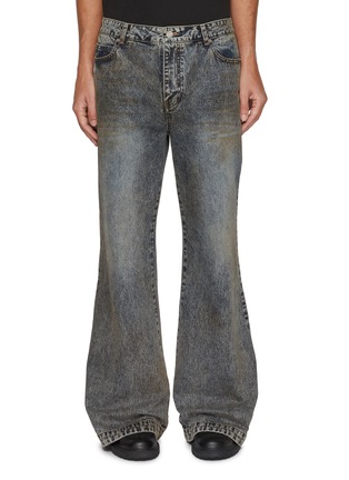 Main View - Click To Enlarge - JUUN.J - Bootcut Dark Wash Jeans