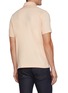 Back View - Click To Enlarge - J∞QUALITY - Botanical Dye Cotton Polo Shirt