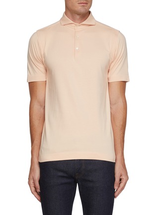 Main View - Click To Enlarge - J∞QUALITY - Botanical Dye Cotton Polo Shirt