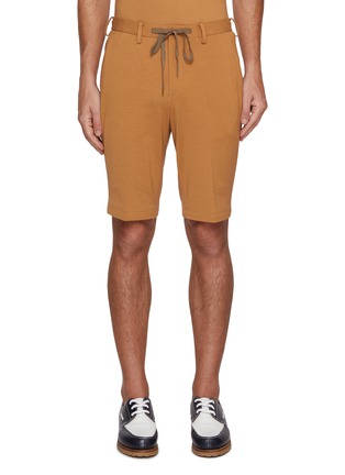 Main View - Click To Enlarge - J∞QUALITY - Botanical Dye Drawstring Cotton Shorts