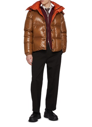Figure View - Click To Enlarge - MONCLER - Parana Hooded Short Puffer Jacket