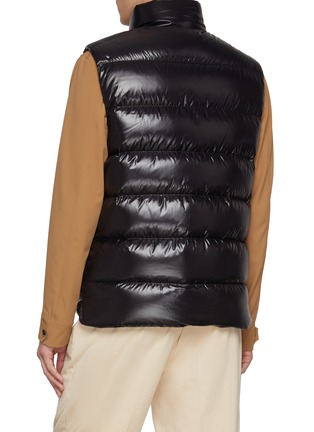 Back View - Click To Enlarge - MONCLER - Shiny Tibb Puffer Vest