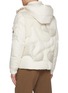 Back View - Click To Enlarge - MONCLER - Candes Hooded Abstract Quilt Puffer Jacket