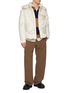 Figure View - Click To Enlarge - MONCLER - Candes Hooded Abstract Quilt Puffer Jacket