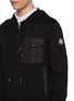  - MONCLER - Nylon Flap Pocket Zip Up Hoodie
