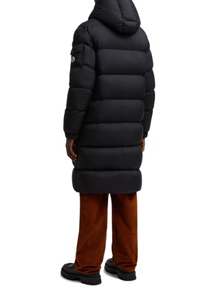 Back View - Click To Enlarge - MONCLER - Hanoverian Hooded Long Jacket