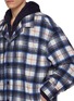  - JUUN.J - Layered Chequered Hooded Flannel Shirt
