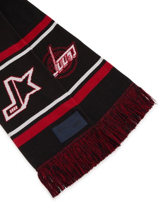 Detail View - Click To Enlarge - JUUN.J - Hockey Graphic Scarf