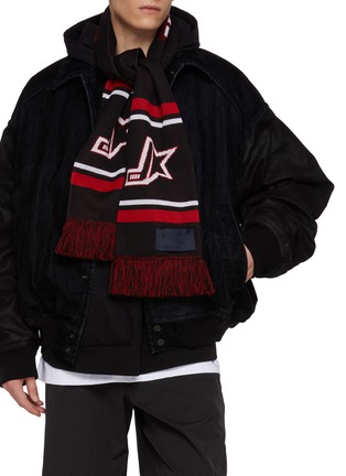 Figure View - Click To Enlarge - JUUN.J - Hockey Graphic Scarf