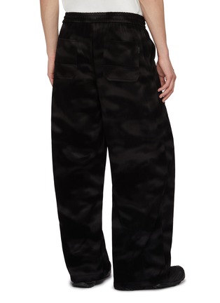 Back View - Click To Enlarge - JUUN.J - Wide Leg Dotted Tonal Camouflage Sweatpants