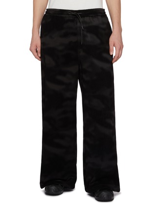 Main View - Click To Enlarge - JUUN.J - Wide Leg Dotted Tonal Camouflage Sweatpants