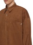  - JUUN.J - Long Sleeve Faux Suede Shirt