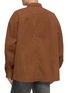 Back View - Click To Enlarge - JUUN.J - Long Sleeve Faux Suede Shirt