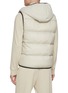 Back View - Click To Enlarge - MONCLER - Quilted Hooded Longue Saison Down Gilet