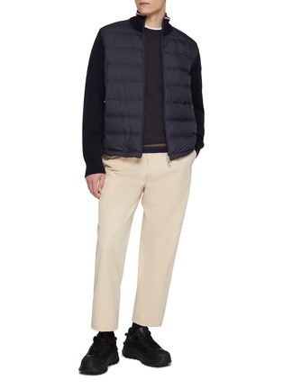 Figure View - Click To Enlarge - MONCLER - Puffer Insert Zip Up Jacket