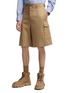 Main View - Click To Enlarge - MONCLER - Cotton Gabardine Cargo Shorts
