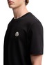  - MONCLER - Logo Badge Cotton T-Shirt