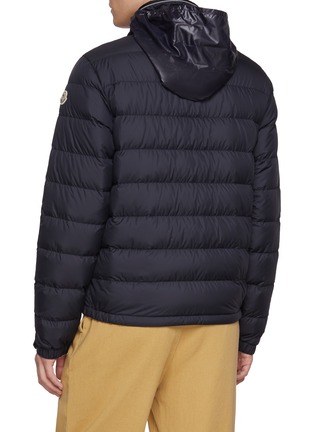 Back View - Click To Enlarge - MONCLER - Brendann Hooded Airsoft Down Jacket