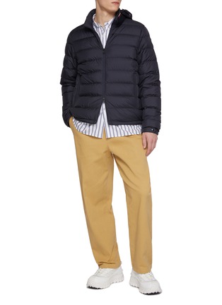 Figure View - Click To Enlarge - MONCLER - Brendann Hooded Airsoft Down Jacket