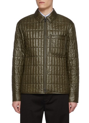 Main View - Click To Enlarge - MONCLER - Madiere Quilted Padded Shirt Jacket