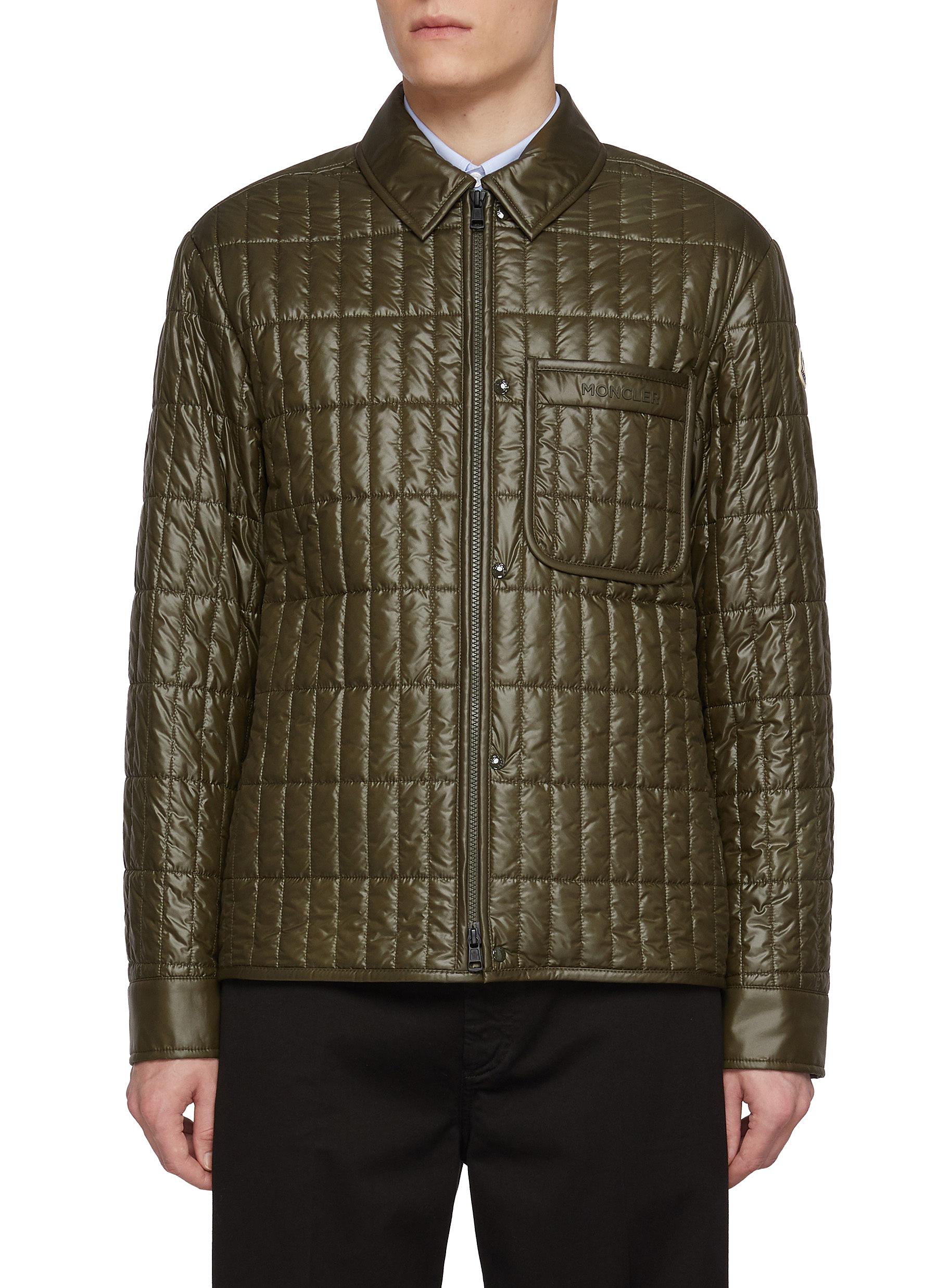 MONCLER | Madiere Quilted Padded Shirt Jacket | Men | Lane