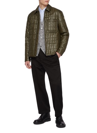 Figure View - Click To Enlarge - MONCLER - Madiere Quilted Padded Shirt Jacket