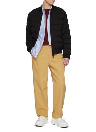 Figure View - Click To Enlarge - MONCLER - Cirer Padded Twill Bomber Jacket