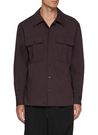 Main View - Click To Enlarge - MM6 MAISON MARGIELA - Flap Pocket Shirt