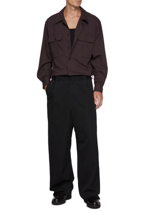 Figure View - Click To Enlarge - MM6 MAISON MARGIELA - Flap Pocket Shirt