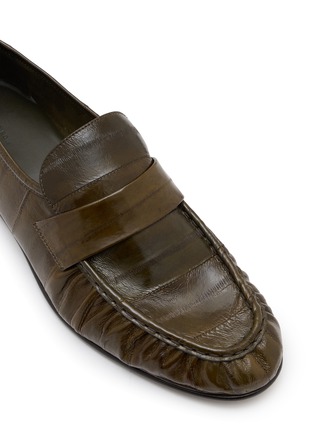 Detail View - Click To Enlarge - THE ROW - Eel Leather Loafers