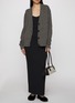 Back View - Click To Enlarge - SKIMS - Smooth Layers Scoop Neck Long Dress