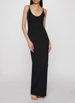 Figure View - Click To Enlarge - SKIMS - Smooth Layers Scoop Neck Long Dress