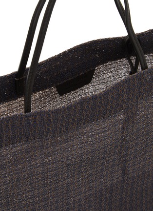 Detail View - Click To Enlarge - THE ROW - Mini Barn Woven Mesh Tote Bag