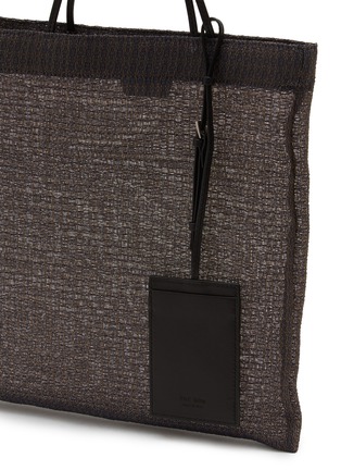 Detail View - Click To Enlarge - THE ROW - Mini Barn Woven Mesh Tote Bag