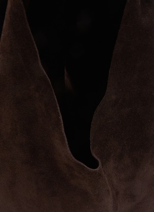 Detail View - Click To Enlarge - THE ROW - Small Bindle Suede Handbag