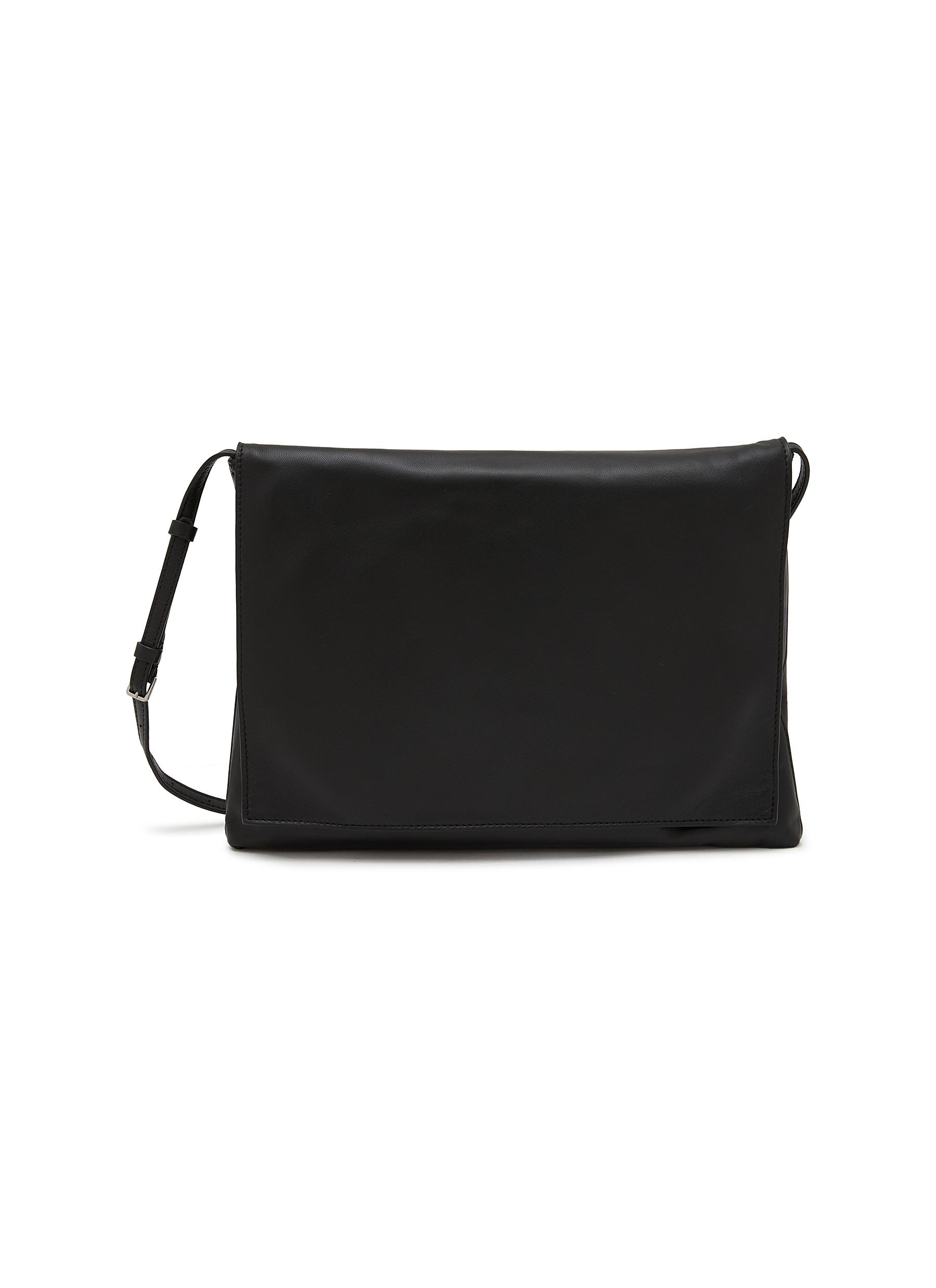 ハンドバッグ THE ROW Nan black leather shoulder bag Nan レザー製 ショルダーバッグ ブラック – The Row