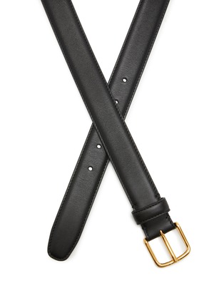 Detail View - Click To Enlarge - THE ROW - Metal Buckle Calfskin Leather Belt