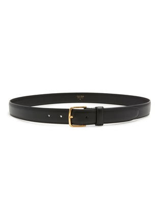 Main View - Click To Enlarge - THE ROW - Metal Buckle Calfskin Leather Belt